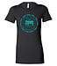 Ranch Brand T-Shirt Barb wire Noir & Turquoise