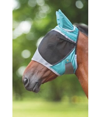 Shires Equestrian Deluxe fly mask with ears