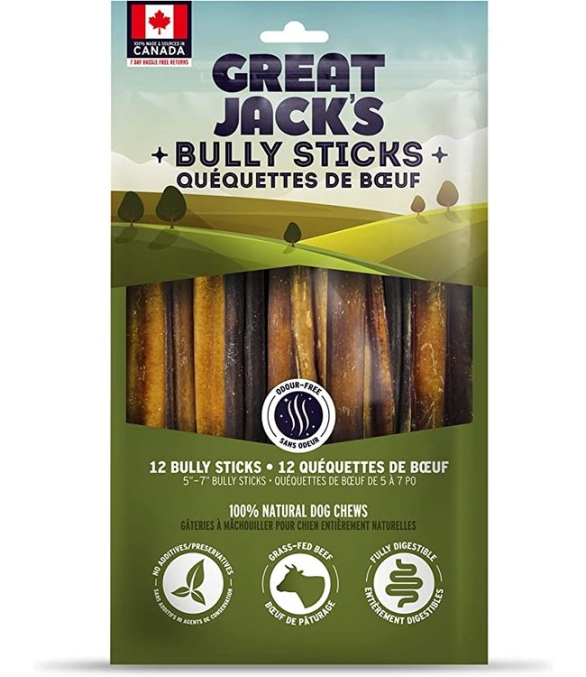 GREAT JACK'S Bully stick (odorless)