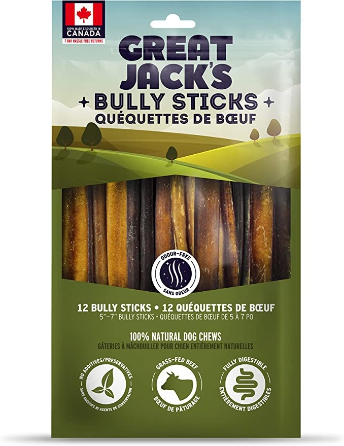 GREAT JACK'S Bully stick (sans odeurs) Paddock Animal