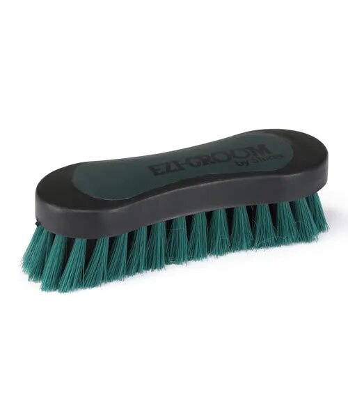 Shires Equestrian Spazzola Per Il Corpo Ezi-Groom Grip, Nera, Con Impugnatura Ergonomica