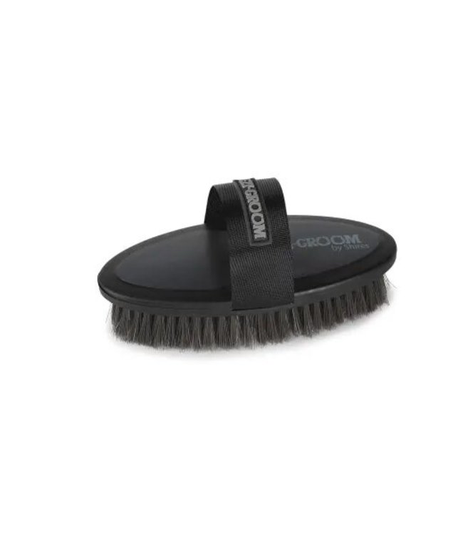 Shires Equestrian Ezi-Groom body brush (Large size)