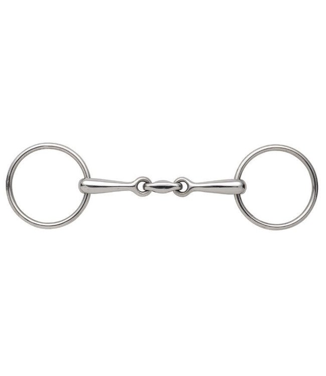 Shires Equestrian Loose ring double crimped bit