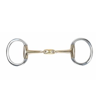 Shires Equestrian Eggbutt double-jointed bit