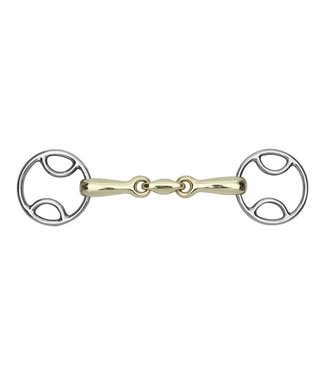 Shires Equestrian Bevel double-jointed bit