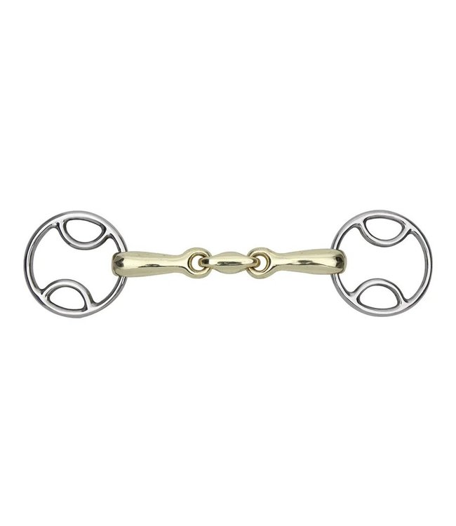 Shires Equestrian Bevel double-jointed bit