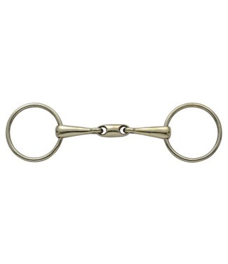 Shires Equestrian 18mm copper double crimped ring bit