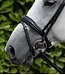 Shires Equestrian Mors Bevel Bleu double brisure avec Roller link