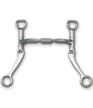 MYLER Flat Shank Comfort snaffle Wide Barrel Level 1 bit