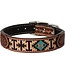 Weaver Aztec leather collar for dogs