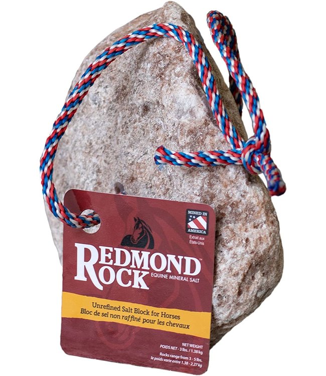 Redmond Rock Salt rock with rope