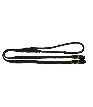 Western Rawhide Plain braided barrel reins