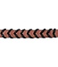Western Rawhide Rêne de barils lacée en cuir 5/8po