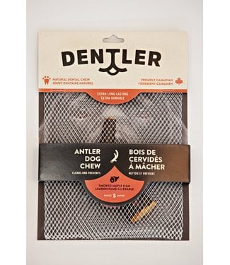 Dentler Antler dog chews - Whole - Smoked maple ham