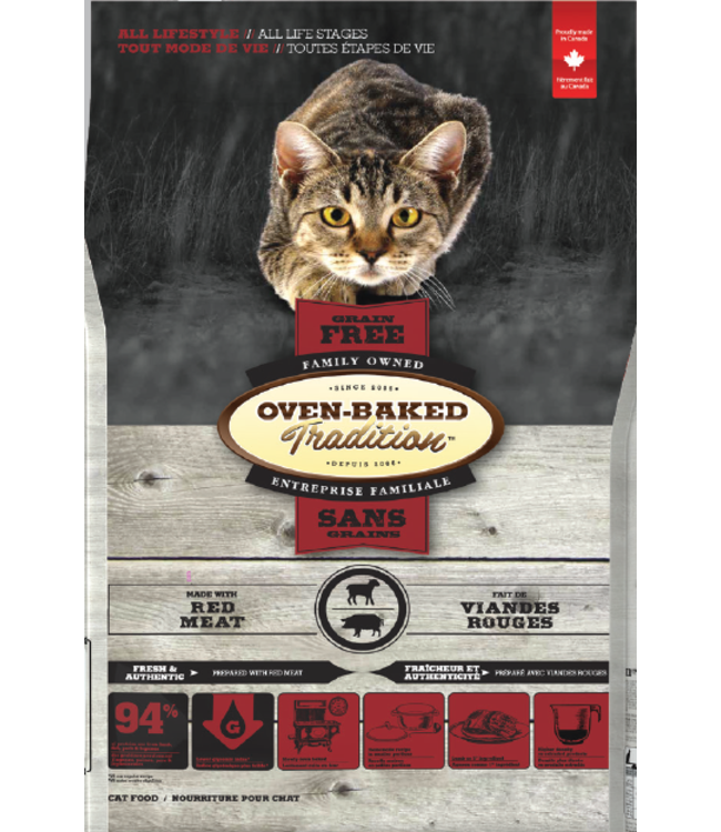 Oven-Baked Tradition Grain-Free Red Meat Food for Cats