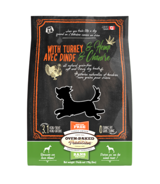 Oven-Baked Tradition Grain-free soft and chewy dog treats – Turkey & hemp