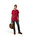 Ariat T-Shirt Rebar en coton cherries jubilee