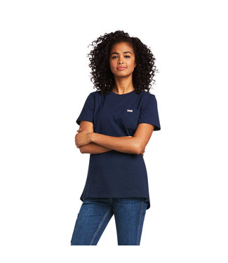 Ariat T-Shirt Rebar coton marine