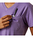 Ariat T-Shirt Rebar en coton col en V mauve