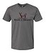 Ranch Brand T-Shirt Cow 2 Gris & Bourgogne