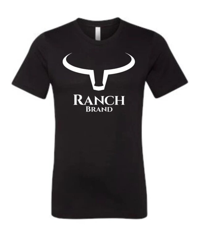 Ranch Brand T-Shirt Big Horn Noir & Blanc