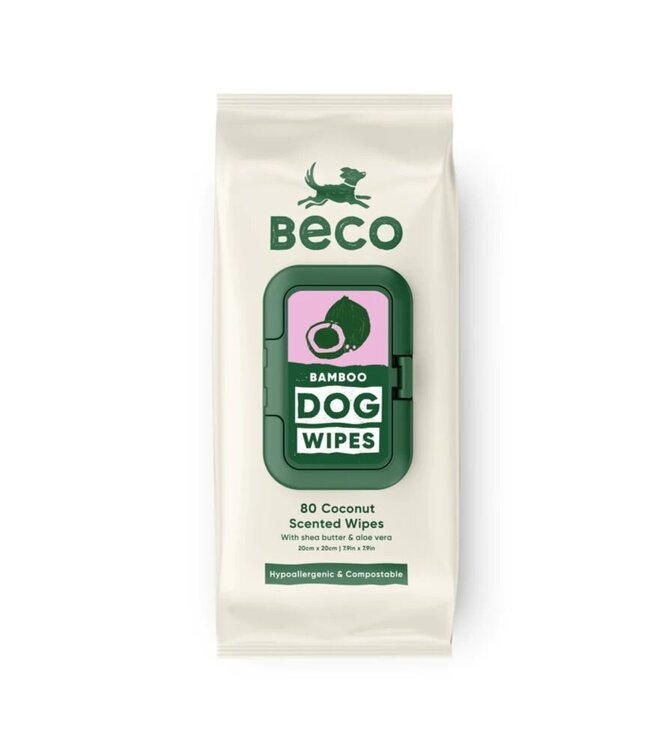 BECO PETS Bamboo hypoallergenic wipes