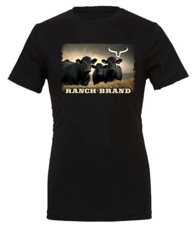 Ranch Brand T-Shirt Scene2 Angus Noir
