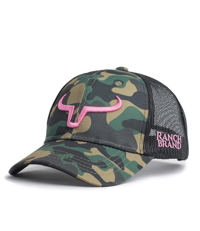 Ranch Brand Ponytail Camo Western Cap