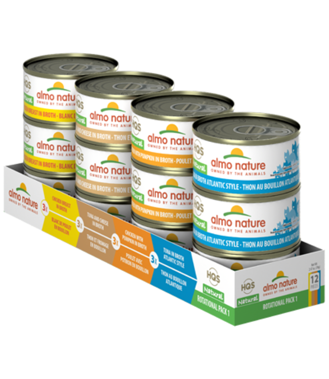 Almo Nature HQS Natural Pack de Rotation (4 saveurs)