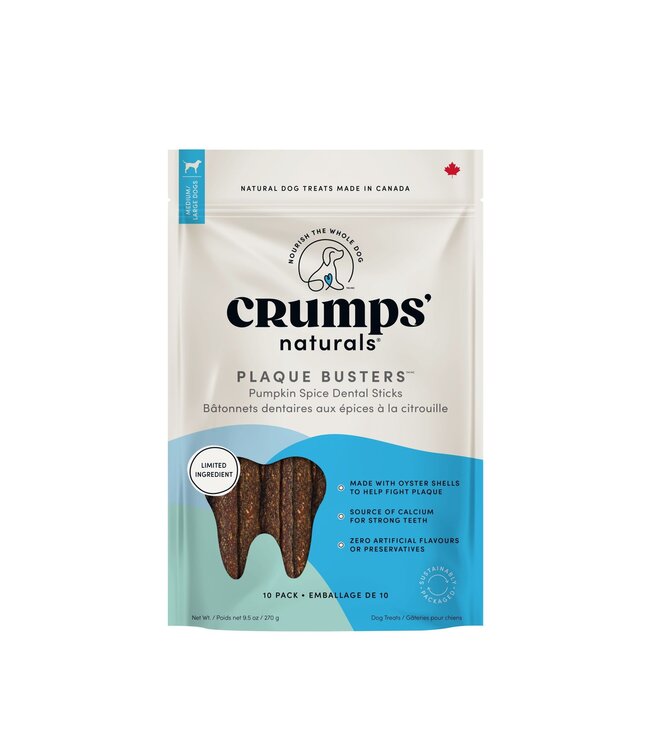Crumps' Naturals Plaque Busters pour chiens (pqt 10)