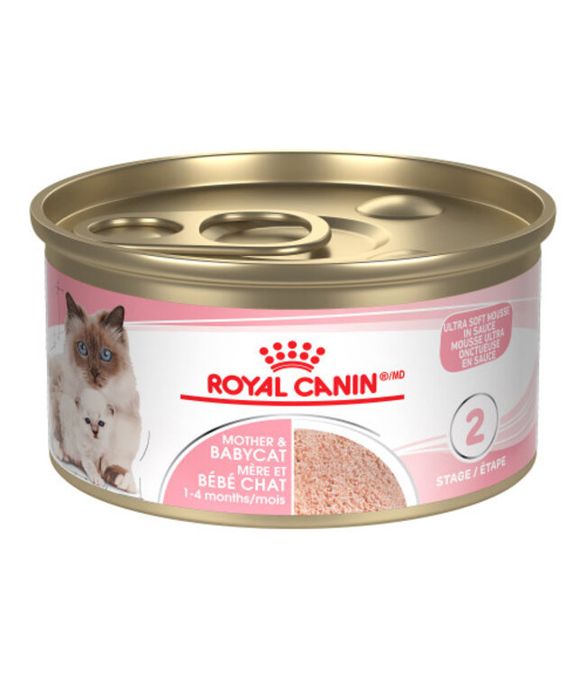 Royal Canin Nutrition Santé Féline MÈRE ET BÉBÉ CHAT MOUSSE ULTRA TENDRE