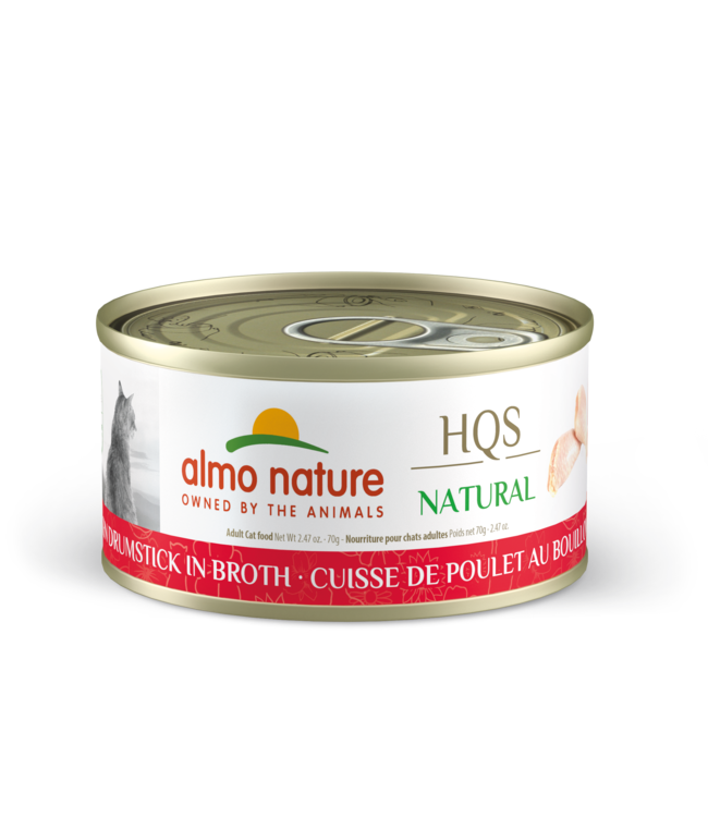 Almo Nature HQS Natural - Chicken Drumstick in Broth