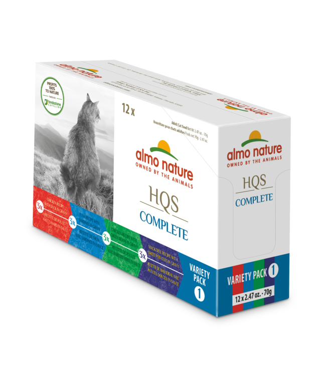 Almo Nature HQS Complete Pack de Rotation (4 saveurs)