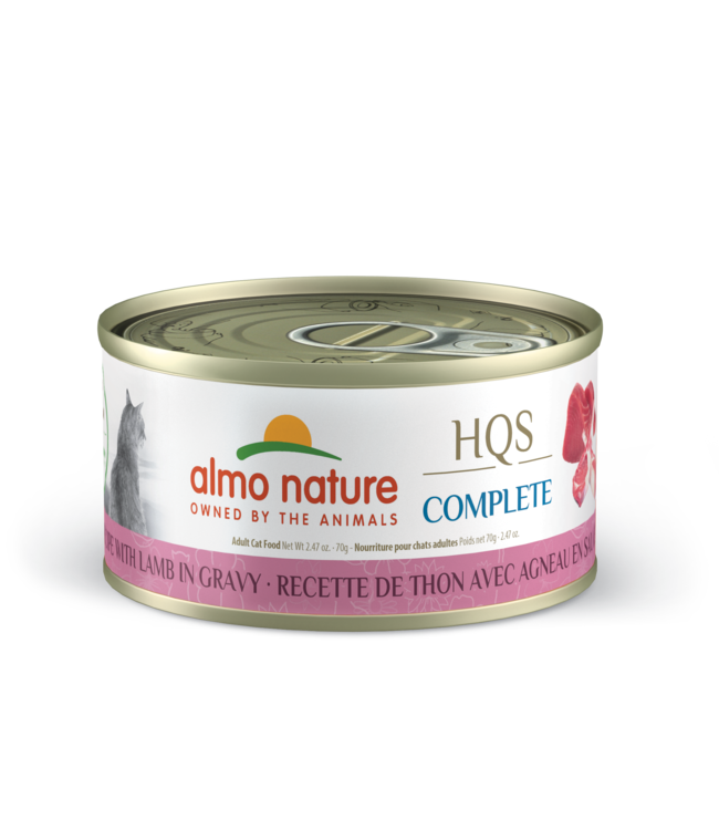 Almo Nature HQS Complete Thon & Agneau en Sauce