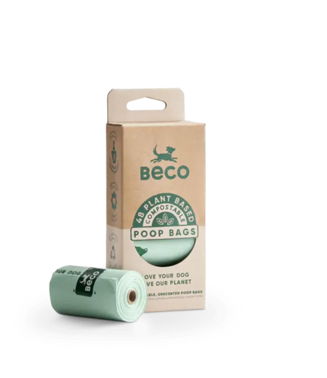 BECO PETS Biodegradable Poop Bags Fragrance-free