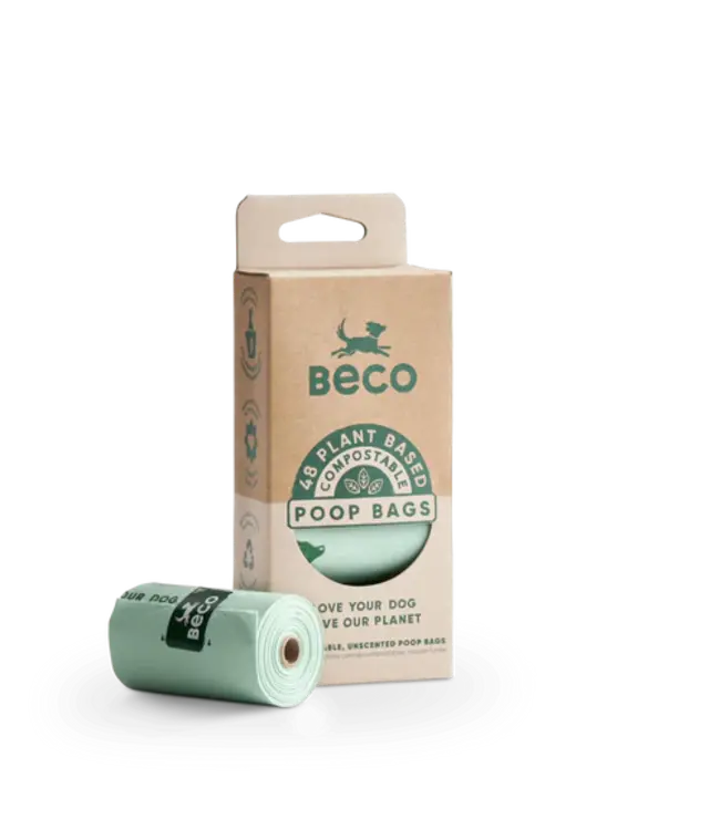 BECO PETS Poop Bags Sans parfum Biodégradables