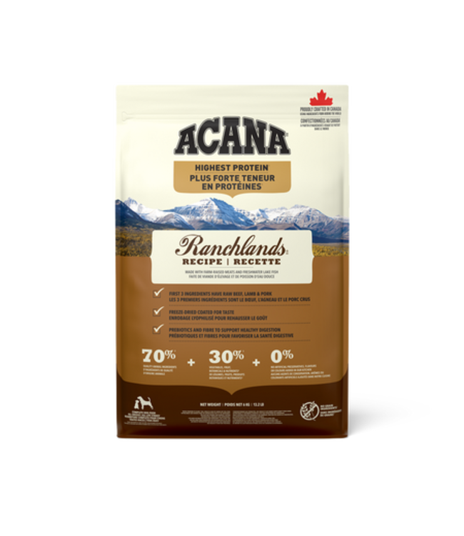 Acana Regionals Recette Ranchlands