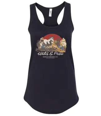 Ranch Brand Free Horse tank top - Black