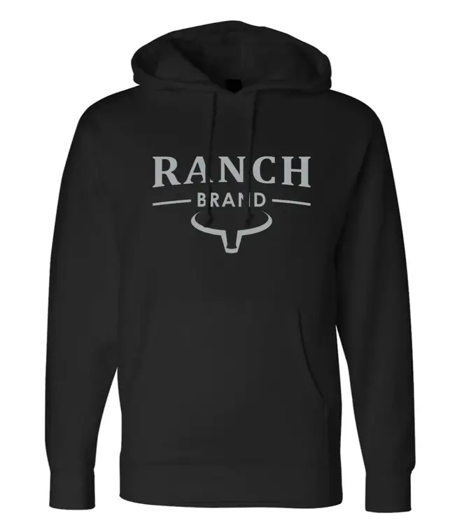 Ranch Brand Hoodie Unisex Classic - Black & Grey