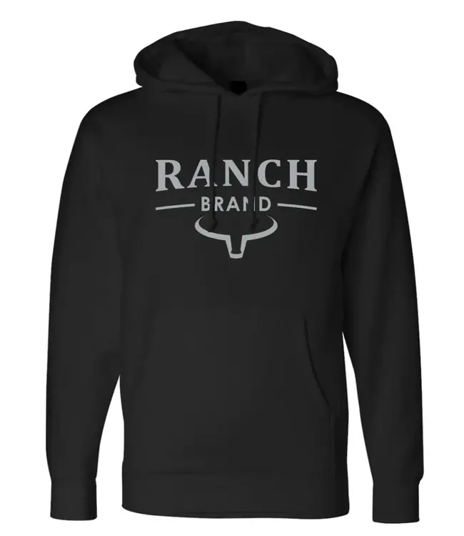 Ranch Brand Hoodie Unisexe Classic Noir & Gris