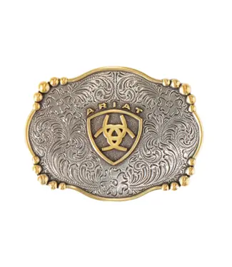 Ariat Ariat Smooth Edge Floral Belt Buckle