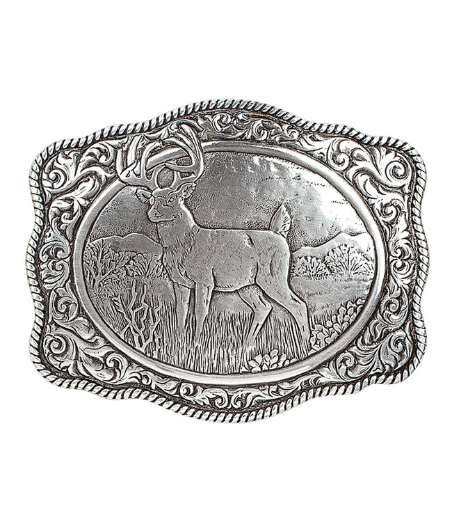 M&F Western Products Crumrine Deer Belt Buckle