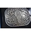 M&F Western Products Laser Etch Deer Skull belt buckle