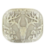 M&F Western Products Laser Etch Deer Skull belt buckle