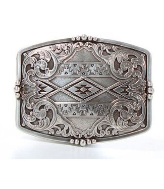 M&F Western Products Aztec Rectangle Belt Buckle