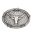 Ariat Longhorn & Barbed Wire Belt Buckle