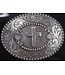 M&F Western Products Blazin Cross Belt Buckle