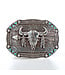 M&F Western Products Skull Arrow Feather Belt Buckle