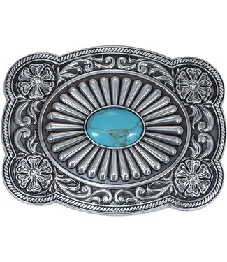 M&F Western Products Turquoise Eye Design Belt Buckle