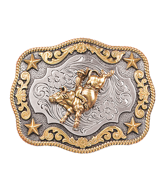 M&F Western Products Bull Rider Belt Buckle